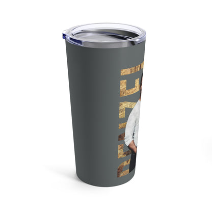 Dark Grey Tumbler 20z - Award Design Denzel Washington