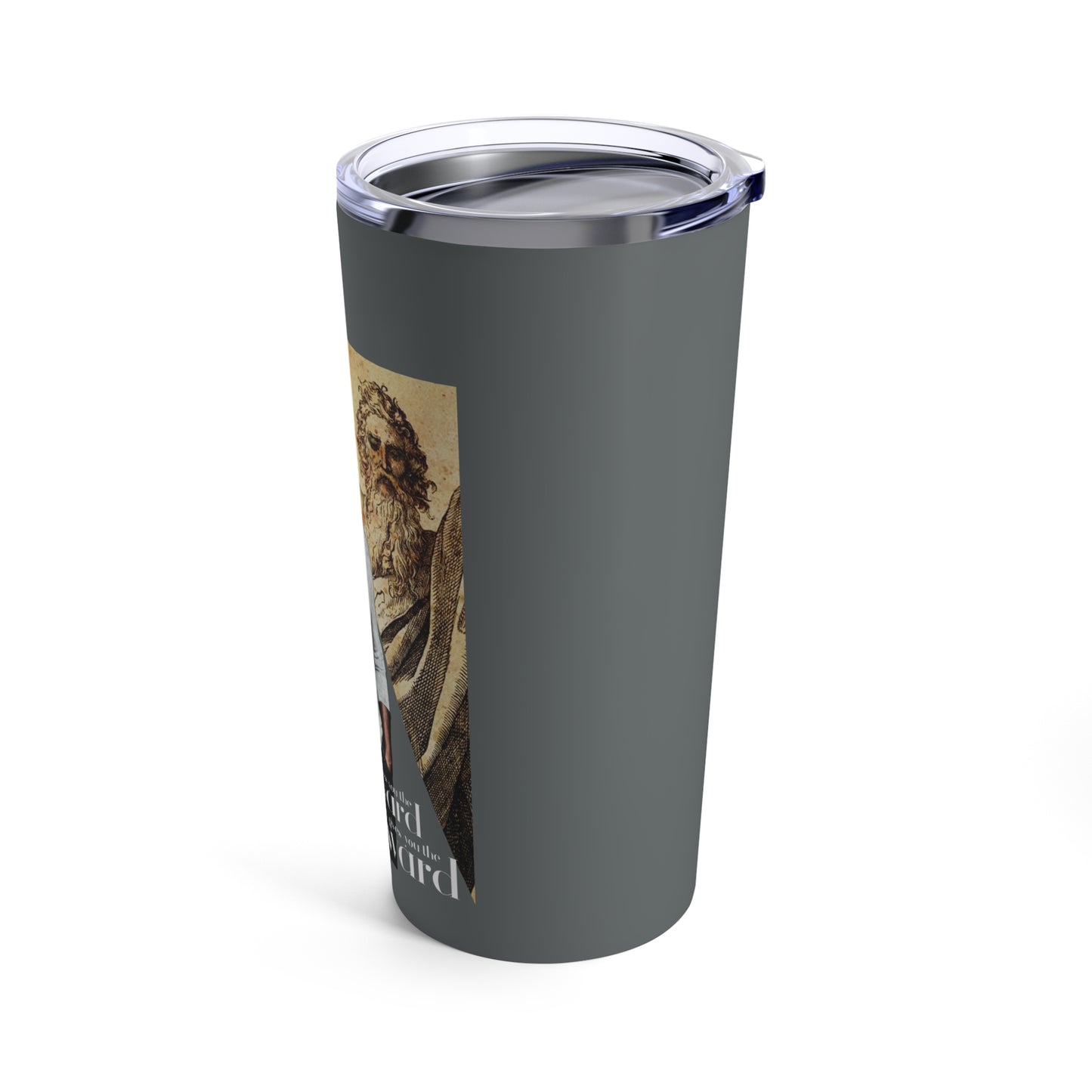 Dark Grey Tumbler 20z - Award Design Denzel Washington