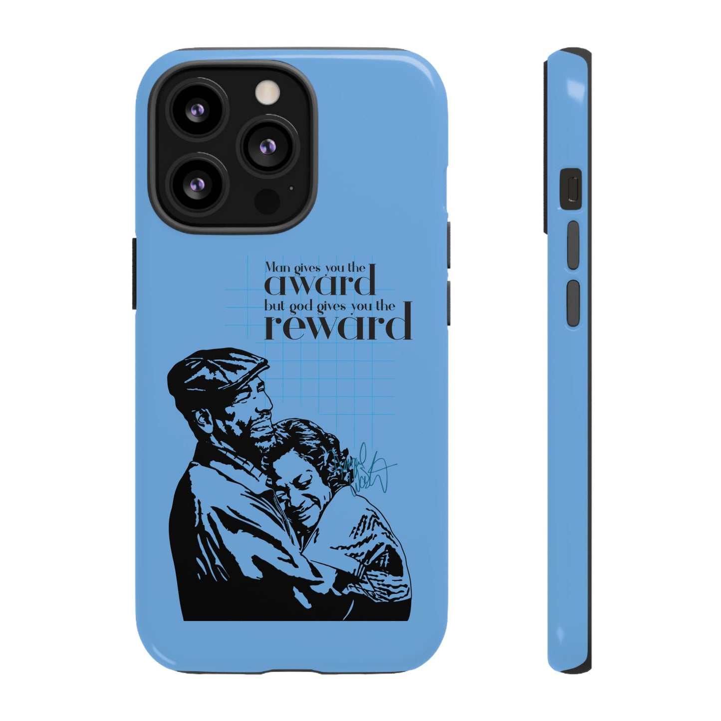 Wireframe Design - Denzel Washington Mobile Case