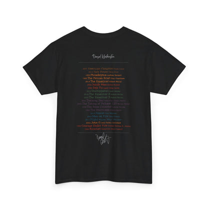 Denzel Movies Movie List Tee