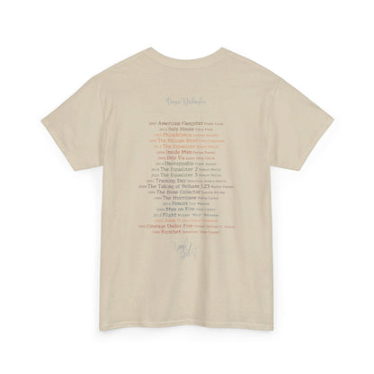 Denzel Movies Movie List Tee