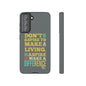 Aspire To Make Difference Text Design - Mobile Case